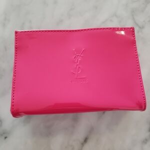YSL Beauty Pink Clutch Makeup Bag
